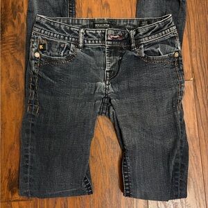 Mek Denim Women's Dark Blue Skinny Jegging Jeans